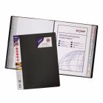 Display Book Indexed 40 pocket 80 sides to view A4 Black- 5 Books 12340