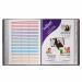 Display Book Indexed 40 pocket 80 sides to view A4 Black- 5 Books 12340