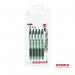Zebra Z-Grip Smooth Retractable Ballpoint Pen Green Ink - Pack of 50 12766