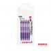 Zebra Z-Grip Smooth Retractable Ballpoint Pen Violet Ink - Pack of 50 12767