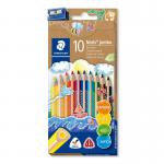 STAEDTLER Noris Jumbo Assorted Pencil Pack of 10 128 NC10