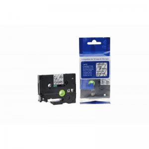 CTS Compatible Brother P Touch TZe-121 Black on Clear also for TZ-121