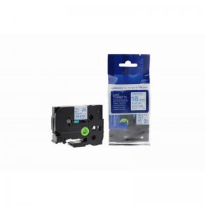 CTS Compatible Brother P-Touch TZe-243 Blue on White also for TZ-243