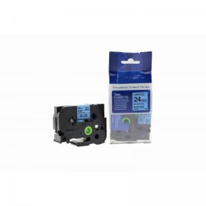 CTS Compatible Brother P-Touch TZe-551 Black on Blue also for TZ-551