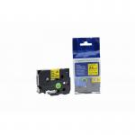 Compatible Brother P-Touch TZe-651 Black on Yellow also for TZ-651 Label Cassette 12910651