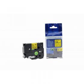 CTS Compatible Brother P-Touch TZe-651 Black on Yellow also for TZ-651 Label Cassette 12910651