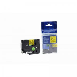 CTS Compatible Brother P-Touch TZe-651 Black on Yellow also for TZ-651