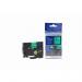 Compatible Brother P-Touch TZe-731 Black on Green also for TZ-731 Label Cassette 12910731
