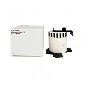 Compatible Brother DK22251 RedBlack on White Continuous Paper Tape 12912251