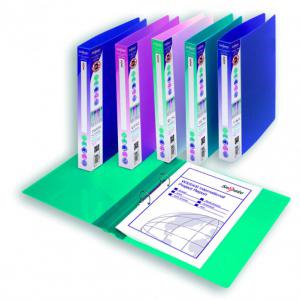 Snopake Executive Ringbinder 225 O Ring A4 Electra Asstd- 10 Binders
