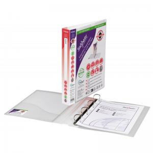 Snopake Executive Presentation RingBinder 425 D Ring A4 Clear- 10