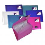 Organiser 6 part A4 Electra Assorted- 10 Organisers 13821