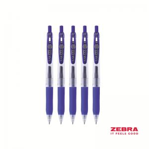 Zebra Eco SARASA Gel Retractable Rollerball CLIP 0.7mm Pen Blue Ink -