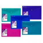 Polyfile Twin Pocket A4 Electra Asstd- 5 Files 15691