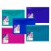 Polyfile Twin Pocket A4 Electra Asstd- 5 Files 15691