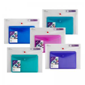 Snopake Polyfile A4A5 Duo Electra Asstd- 5 Files 15693