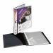 ZipIt ReOrganiser Display Book 40 Pocket 80 sides to view A4 Black- 1 Book  15780