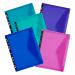 Polyfile RingBinder Wallet A4 Electra Asstd- 5 Files 15785