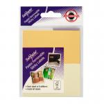 FSC Sticky Note Large Pastel Removable x 60 labels- 12 Packs 15791