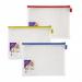 EVA Mesh Zippa Bag Foolscap Assorted- 3 Bags 15819