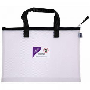 Snopake EVA Mesh HC Project Zippa Bag A3 Black- 1 Bag 15874