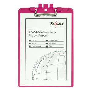 Snopake Clipboard A4 Pink- 1 Board 15896