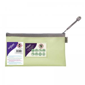 Snopake EVA Pastel Mesh HC DL Zippa Bag - Green- 3 Bags 15899