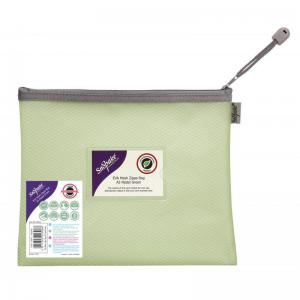 Snopake EVA Pastel Mesh HC A5 Zippa Bag - Green- 3 Bags  15902