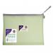 EVA Pastel Mesh HC Foolscap Zippa Bag - Green- 3 Bags 15905