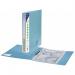 GRS ReBorn RingBinder 225 O Ring A4 Pastel Assorted- 5 Binders 15918