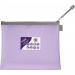 EVA Pastel Mesh HC A5 Zippa Bag - Purple- 3 Bags 15935