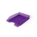 Durable NEW Letter Tray Clear Purple 1701674992