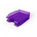 Durable NEW Letter Tray Clear Purple 1701674992