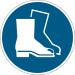 The image shows a durable PPE sign with the phrase Use Foot Protection on a sturdy floor sign. The sign features bold lettering and clear instructions for safety precautions. The durable material ensures long-lasting use in any workplace.