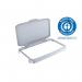 Durable DURABIN 60L Hinged Lid Grey 1800500050