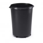 Durable DURABIN ROUND 40L Bin Black 1800519221