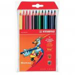 Stabilo Trio Thick Triangular Coloured Pencils (12) 203/12-01