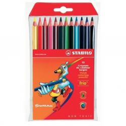 Stabilo Trio Thick Triangular Coloured Pencils (12) 203/12-01