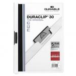 Durable DURACLIP 30 A4 Folder White 220002