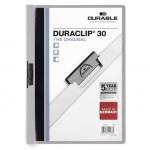 Durable DURACLIP 30 A4 Folder Grey 220010