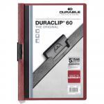 Durable DURACLIP 60 A4 Folder Red 220931