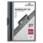 Durable DURACLIP 60 A4 Folder Anthracite 220957