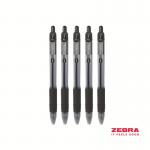 Zebra Z-Grip Retractable Ballpoint Pen Black Ink - Pack of 12 22210