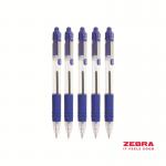 Zebra Z-Grip Retractable Ballpoint Pen Blue ink - Pack of 12 22220