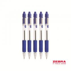 Zebra Z-Grip Retractable Ballpoint Pen Blue ink - Pack of 12 22220