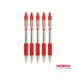 Zebra Z-Grip Retractable Ballpoint Pen Red ink - Pack of 12 22230