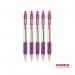 Zebra Z-Grip Retractable Ballpoint Pen Violet ink - Pack of 12 22280