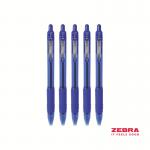 Zebra Z-Grip Smooth Retractable Ballpoint Pen Blue Ink - Pack of 12 22562