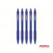 Zebra Z-Grip Smooth Retractable Ballpoint Pen Blue Ink - Pack of 12 22562