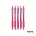 Zebra Z-Grip Smooth Retractable Ballpoint Pen Pink Ink - Pack of 12 22567